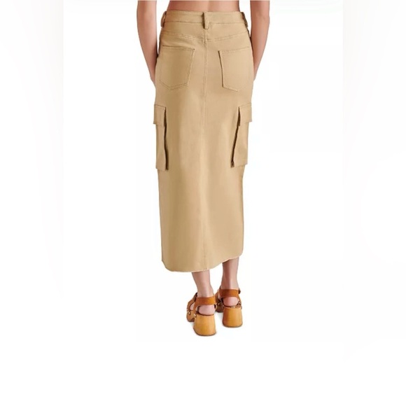 Steve Madden Tan Midi Skirt - Picture 3 of 7